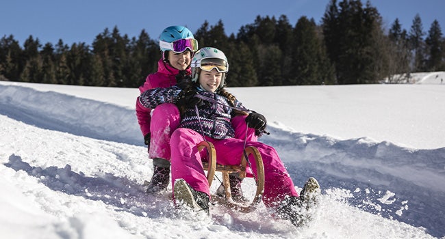 actieve winterpret